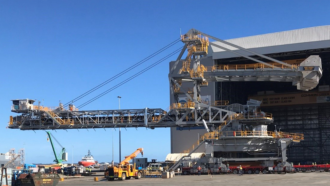 2500 TPH Shiploader - Pre-Assembly in WA